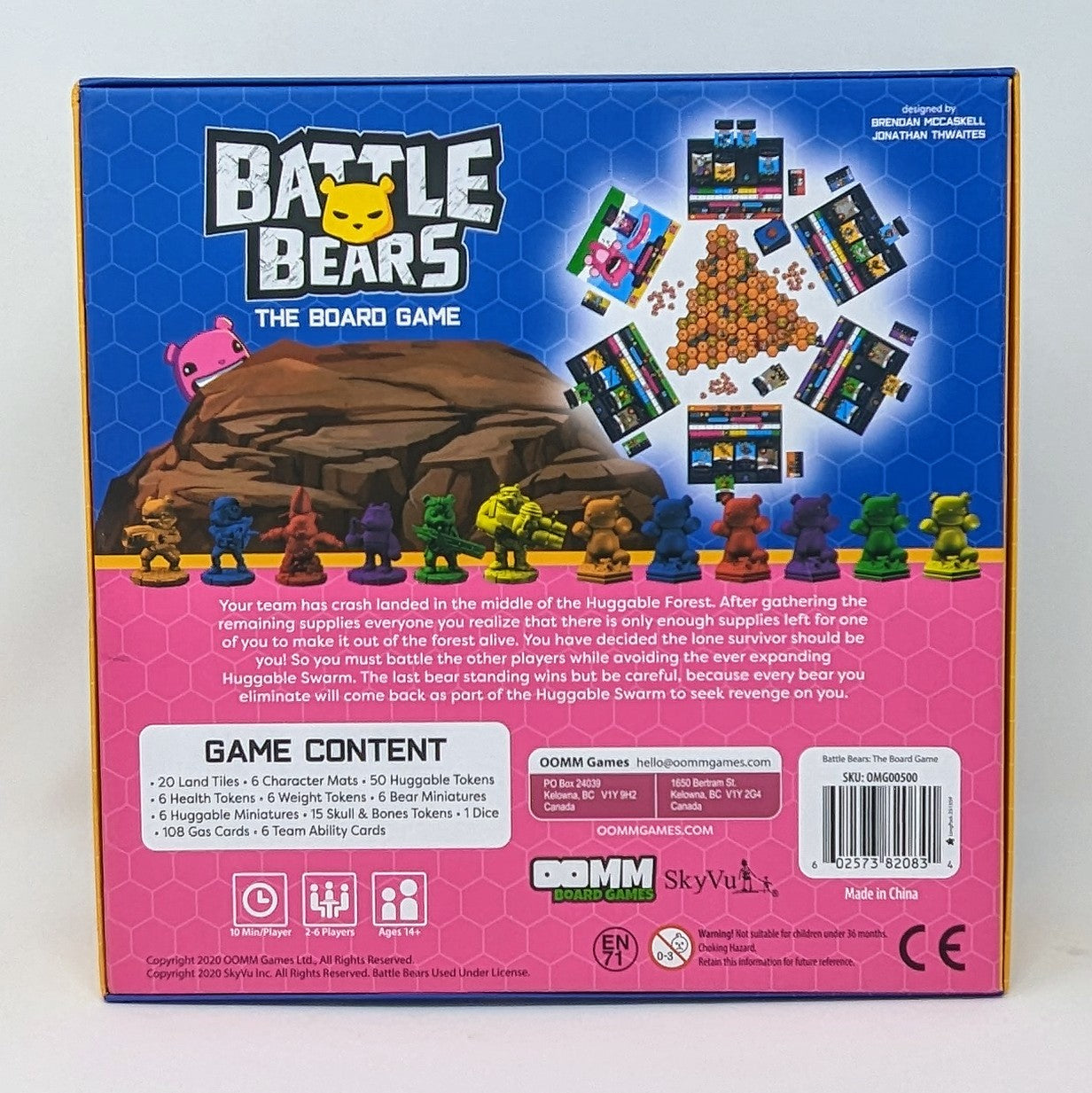 Battle Bears Board Game